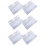 6 Pcs Transparent PVC Notebook Cover A5 Snap Button Closure 8