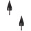 2pcs Firewood Drill Log Splitter Steel Conical Hammer Bit 6