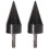 2pcs Firewood Drill Log Splitter Steel Conical Hammer Bit 2