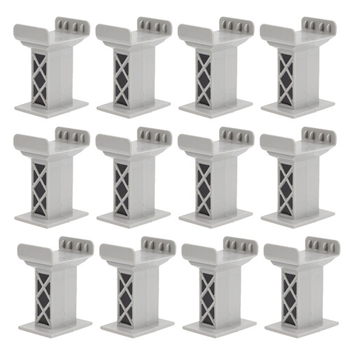 30Pcs Weather-Resistant Grey Train Track for Home Model Railways 1