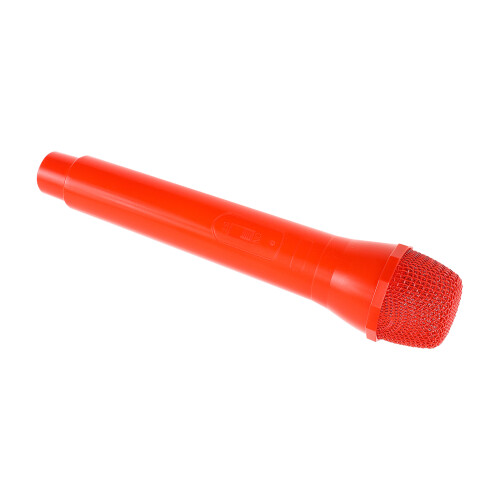 2Pcs Children's Red Plastic Fake Microphones for Stage and Learning 1