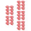 180Pièces Argent Rouges Décor Année 5