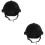 2Pcs Kids Riding Black Adjustable Comfortable Protective Gear 7