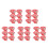 180Pièces Argent Rouges Décor Année 7