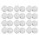 150Pcs White Craft Foam Circles for DIY Modeling and Cake Dummy Use 3