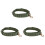 3 Pcs Tie Cow Collar Pet Animal Canvas 7
