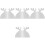 4Pcs Transparent Acrylic Charcuterie Board Handle DIY Stencils 5