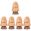 5Pcs Pine Tree Wood Toothpick Dispenser for Tabletop Storage 6