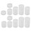 150Pcs White Craft Foam Circles for DIY Modeling and Cake Dummy Use 2