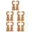 10Pièces Supports Bois Café Pour Tringles, Usage Polyvalent 9