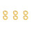 6Pcs Elegant Yellow Cotton Cushion for Singing Bowl Protective Support 5