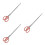 3Pcs Long Handle Serrated Clamp Practical Trash Picker Assorted Colors 7