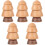 5Pcs Pine Tree Wood Toothpick Dispenser for Tabletop Storage 4