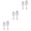 6Pcs White Shoe Stretcher for Home Durable Plastic Shoe 5