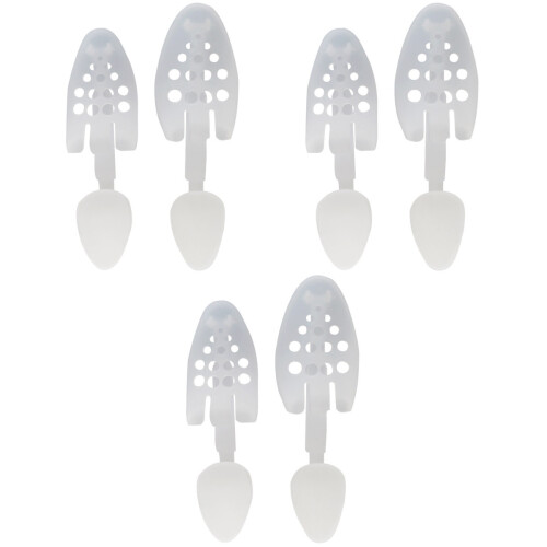 6Pcs White Shoe Stretcher for Home Durable Plastic Shoe 2
