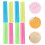 500Pcs Plastic Pencil Covers for Students with Colorful Tips 9