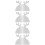 4Pcs Transparent Acrylic Charcuterie Board Handle DIY Stencils 10