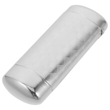 3Stk Alu Brillen Hard Case Silber Kompakt Für Sonnenbrillen