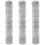 3Pcs Silver Poultry Breeding Wire Mesh Sturdy Ventilation Net for Farm 4