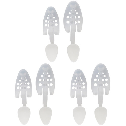 6Pcs White Shoe Stretcher for Home Durable Plastic Shoe 1