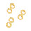 6Pcs Elegant Yellow Cotton Cushion for Singing Bowl Protective Support 9
