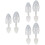 6Pcs White Shoe Stretcher for Home Durable Plastic Shoe 6