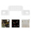 200Pcs Clear Plastic LED Strip Light Fixing Clips for Secure Mounting 11