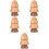 5Pcs Pine Tree Wood Toothpick Dispenser for Tabletop Storage 7