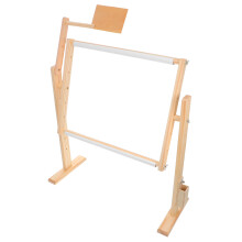 1Set Holz Stickrahmenständer 360 Drehbar Beige Für DIY Handwerk