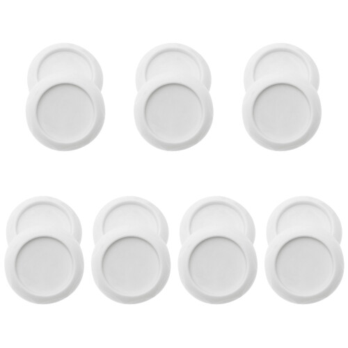 14Pcs White Gate Wall Protector Bumpers for Baby and Pet Gate Use 2