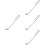 4Pcs Ergonomic Black Bbq Ash Tool Household Coal 6