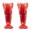 4Pcs Red Creative Ceramic Chopstick and Spoon Holder for Home 1