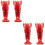 4Pcs Red Creative Ceramic Chopstick and Spoon Holder for Home 6