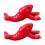 4Pcs Red Creative Ceramic Chopstick and Spoon Holder for Home 9