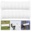 3 Pairs Vintage Handlebar Cover White Cb400 9