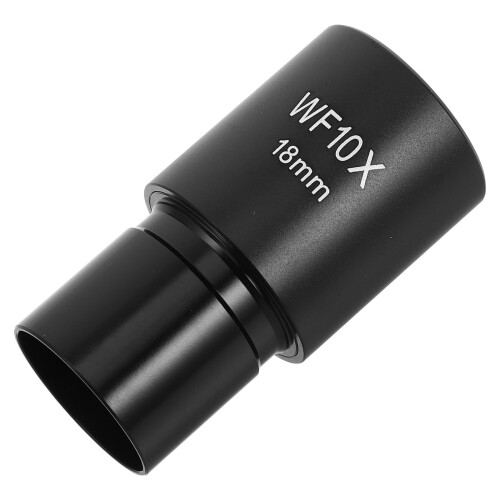 4Pcs Black Metal Microscope Eyepiece High Magnification for Daily Use