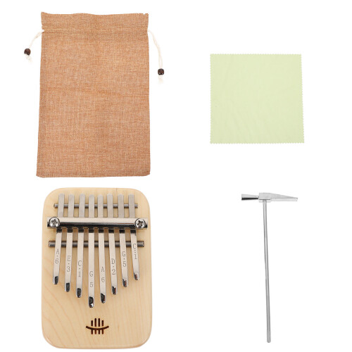 6Pcs Portable Beginner Kalimba Thumb Piano Assorted Color Finger Piano 1