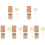 6Pcs Portable Beginner Kalimba Thumb Piano Assorted Color Finger Piano 6