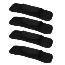 4Pcs Removable Black Sponge Shoulder Strap Pads for Comfortable Carry