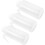 6Pcs Durable Pe Plastic Lash Water Bottles for Precise Storage White 2