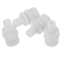 16Pcs White Plastic Water Drain Plug Adapter for Dispenser and Sink