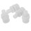 16Pcs White Plastic Water Drain Plug Adapter for Dispenser and Sink 1