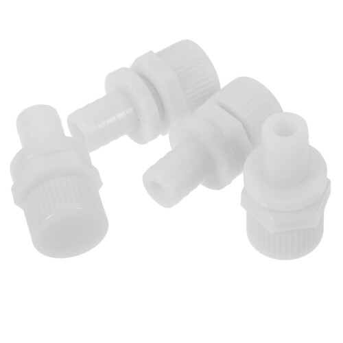 16Pcs White Plastic Water Drain Plug Adapter for Dispenser and Sink