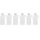 6Pcs Durable Pe Plastic Lash Water Bottles for Precise Storage White 3