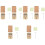 6Pcs Portable Beginner Kalimba Thumb Piano Assorted Color Finger Piano 7
