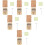 6Pcs Portable Beginner Kalimba Thumb Piano Assorted Color Finger Piano 9