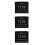 3Pcs Transparent Black Acrylic Tip Boxes for Party Tips and Donations 9