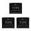 3Pcs Transparent Black Acrylic Tip Boxes for Party Tips and Donations 6