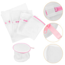 30Pcs White Clothes Wash Bags Mesh Laundry Bags for Delicate Garments