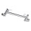 5Sets Bathroom Shower Arm Extension Adjustable Stainless Steel Silver 1